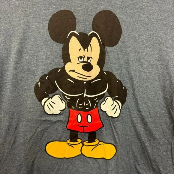 Body builder Mickey T-shirt size 2xl - Picture 2 of 4